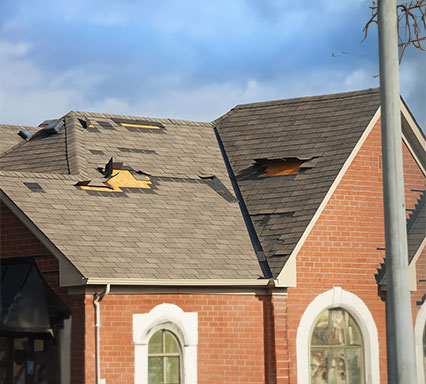 roof damage